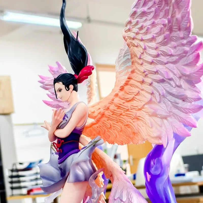 JT Toys One Piece Nico Robin Six Wings Angel Action Figure Statue Full Painted PVC Model Collectible Premium Desk Decor Gift Toy