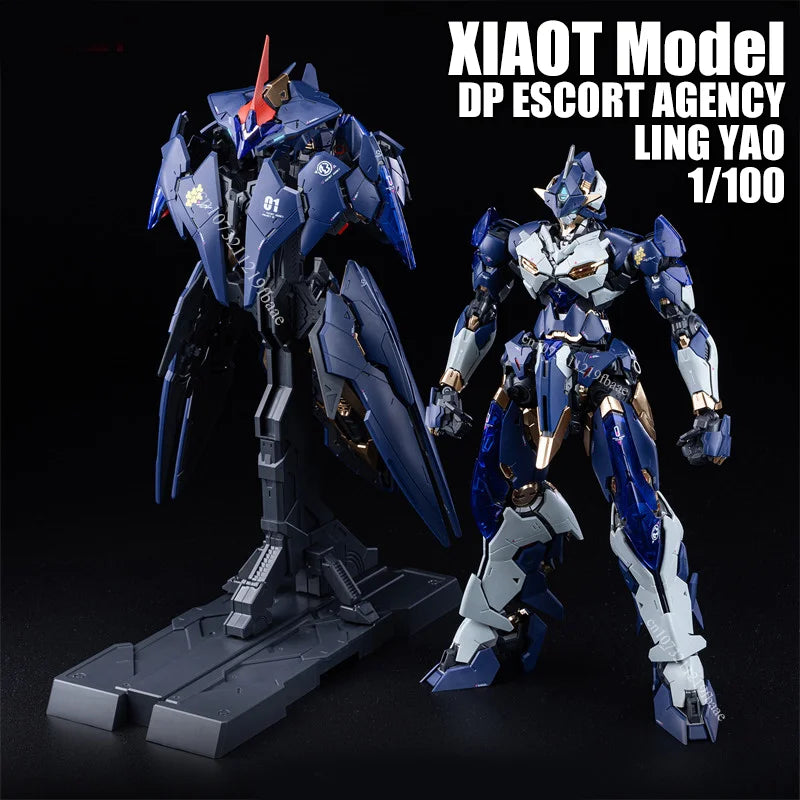 Auf Lager XIAOT Modell LING YAO 1/100 Spielzeug Montagemodellbausatz DRAGON MARK AGENCY PROJECT DP-HOI Kunststoff Mecha Geschenke