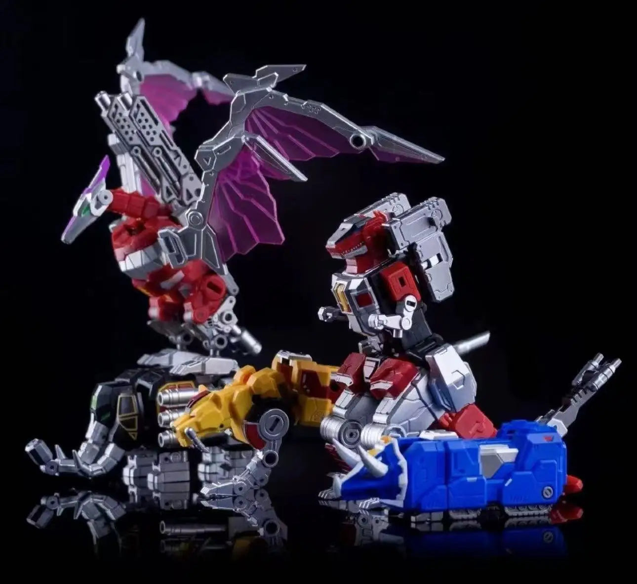Fortune Cat Toy MC-03 Dinosaur Team Big Beast God McZod Small-scale Combination Transformation Model