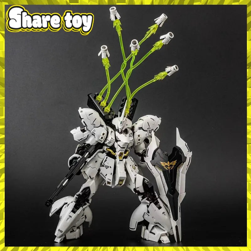star model RG 1/144 Bausatz MSN-04 White Sazabi mit Spezialeffekten Actionfigur Roboter Plastikmodell Roboter Spielzeug Geschenk