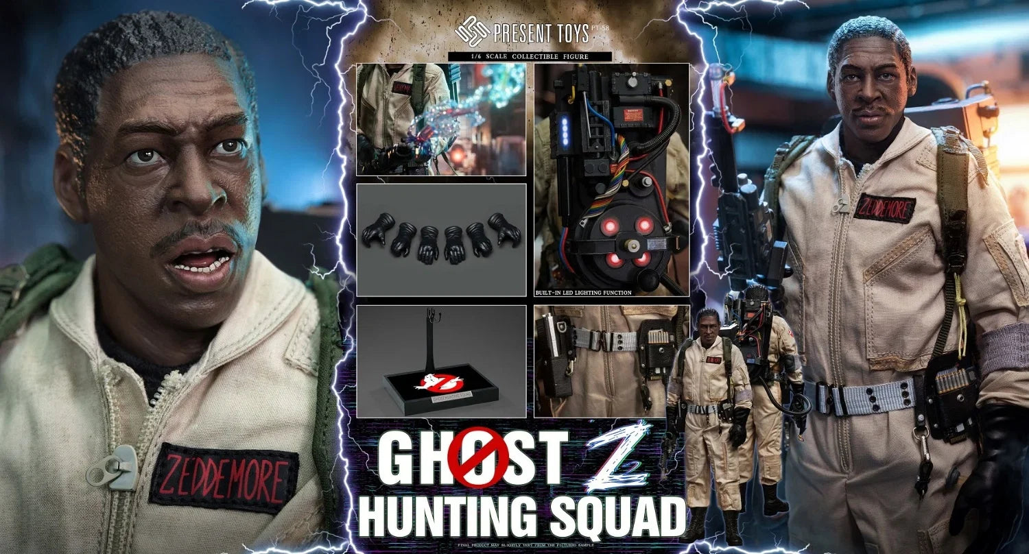 Present Toys 1/6th Scale Ghostbusters -St Agent Sp Pt-Sp77/Pt-Sp78 Model Gk Anime Peripheral Figure Good Children Gifts Toys