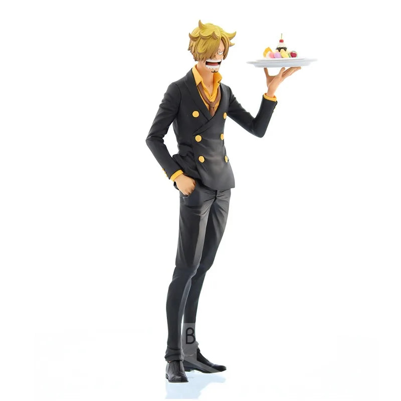 Bandai Original Banpresto Anime One Piece GRANDISTA NERO Sanji Action Figures Collection Doll Toys
