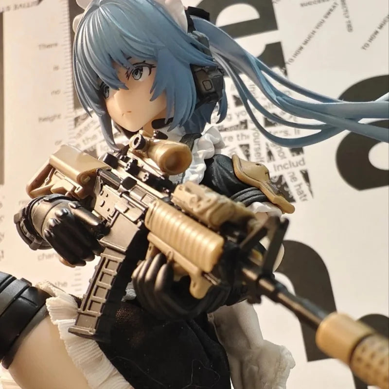 [New] Snail Shell Tokiwa Kazune - Combat Maid Mecha Figure | Highly Poseable 6-inch Anime Collectible