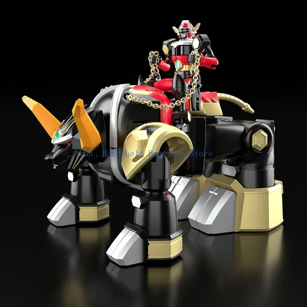 Pre Sale Original Bandai SMP Seijuu Sentai Gingaman Bulltaurus Juu Kishi Bullblack Assembly Action Figures Anime Model Toys Gift
