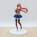 17cm POP UP PARADE Literature Club! Monika White Dress Anime Figure Sayori Action Figure Yuri/Natsuki Figure Model Doll Toy Gift