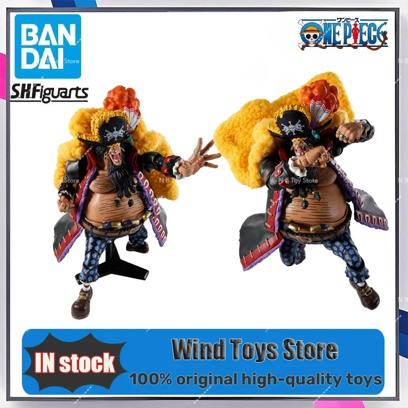In Stock Bandai S.H.Figuarts Marshall D. Teach - The Four Emperors Barbanegra 24CM PVC Figurine Collectible Model Toy for Gift
