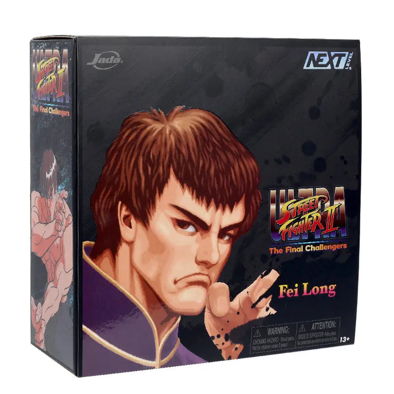 Jada Ultra Street Fighter II M. Bison Fei Long 1/12 Action Figure The Final Challengers Joints Movable Dolls Collectible Toys