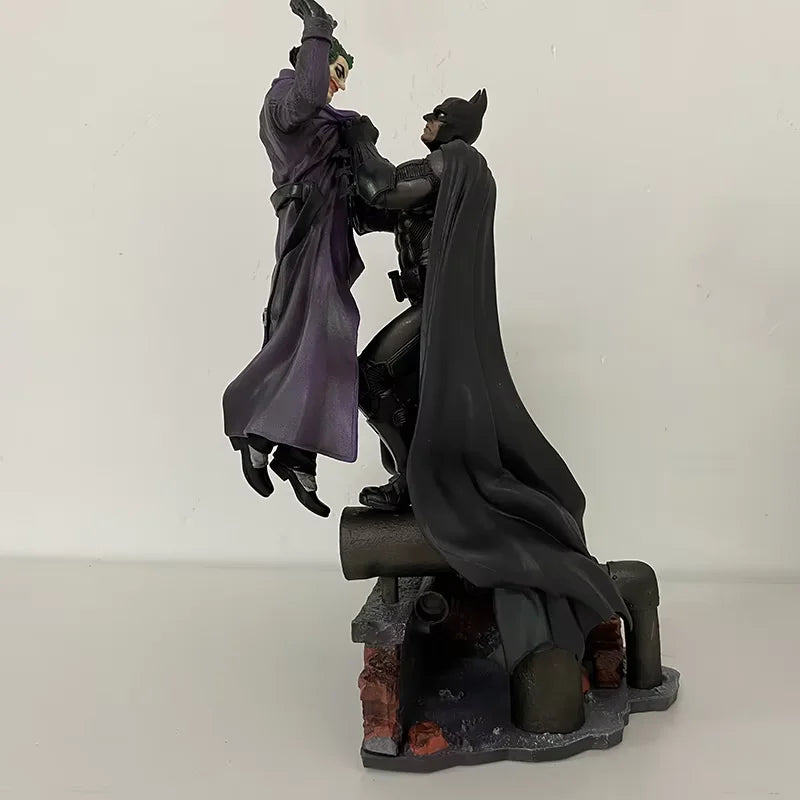Batman VS Joker Action Figure Arkham Comic Anime Bruce Wayne Joker Figure With Base Big Statue Collection Model Halloween Gifts