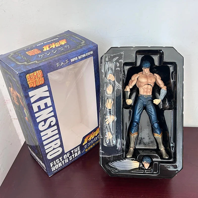 17cm Hokuto No Ken Kenshiro Figure Fist Of The North Star Action Figures Pvc Anime Model Collectible Action Toys Gift Decoration