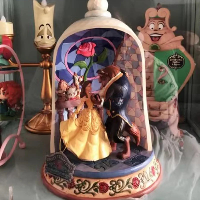 Disney Die Schöne und das Biest Hand-Dekoration Authentisches Disney Belle Prinzessin Tischdekoration Geburtstagsgeschenk für Freundin