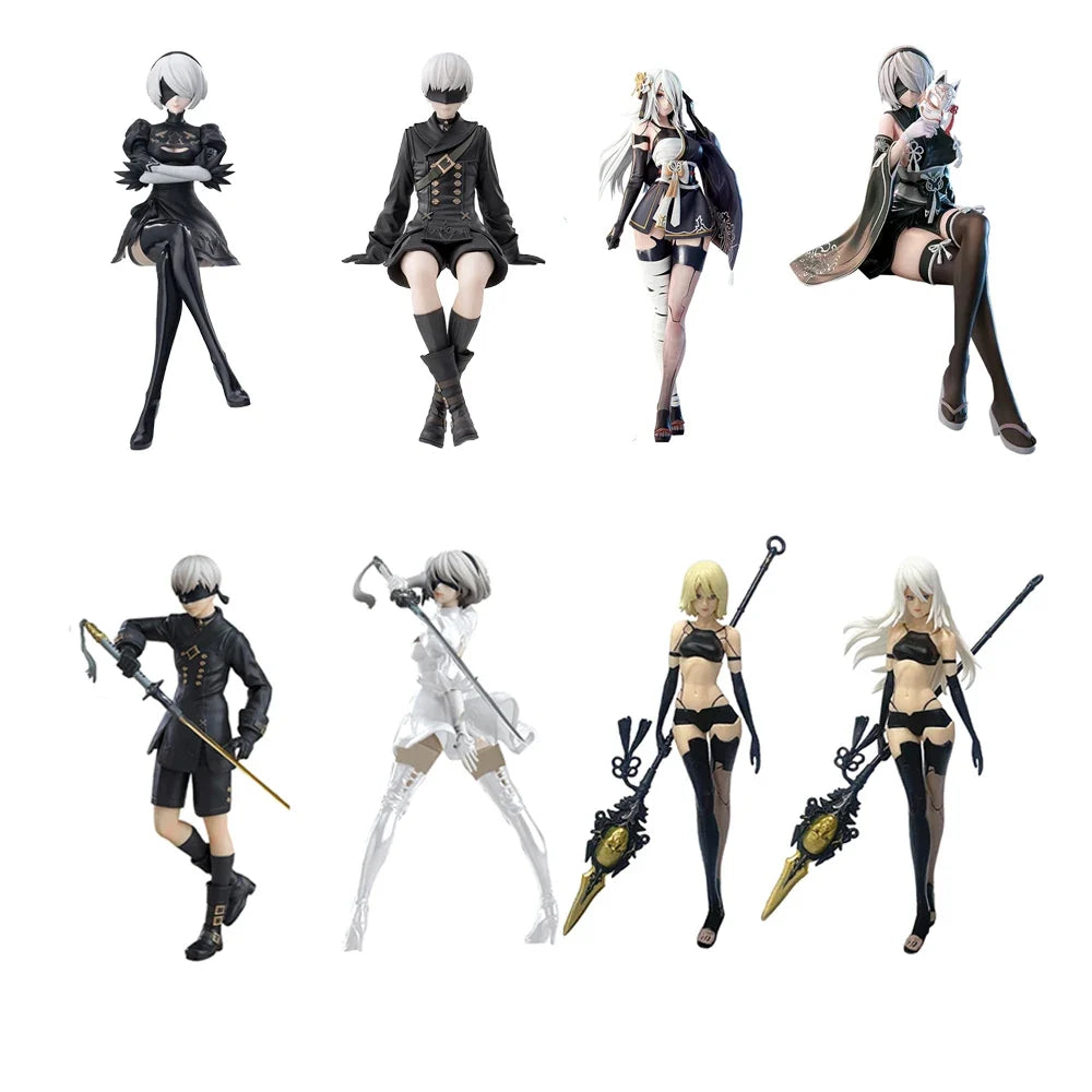 Game Figure 2B standing Action figures A2yorha figurine 9Syorha figure PVC model Adult Ornament Collection Model Toy Gift 21.5cm