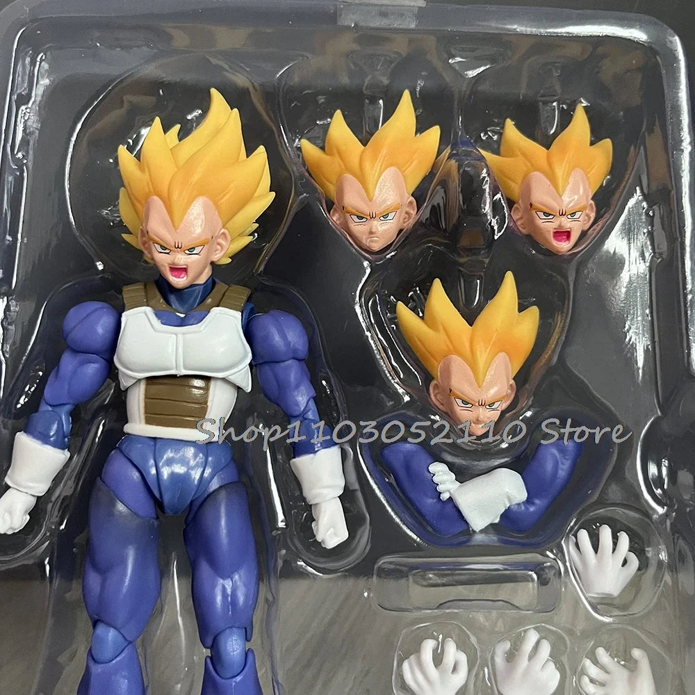 Anime Dragon Ball Z Super Saiyan Vegeta Majin Vegeta Action Figure Shf Superhero S.H.Figuarts Figure Toy Model Birthday Gift