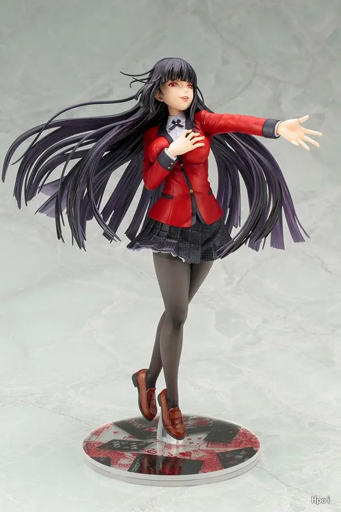 Original in Stock KOTOBUKIYA ARTFX J The Abyss of Gambling Jabami Yumeko 1/7 Figures Model Toys Gifts Collection Ornaments
