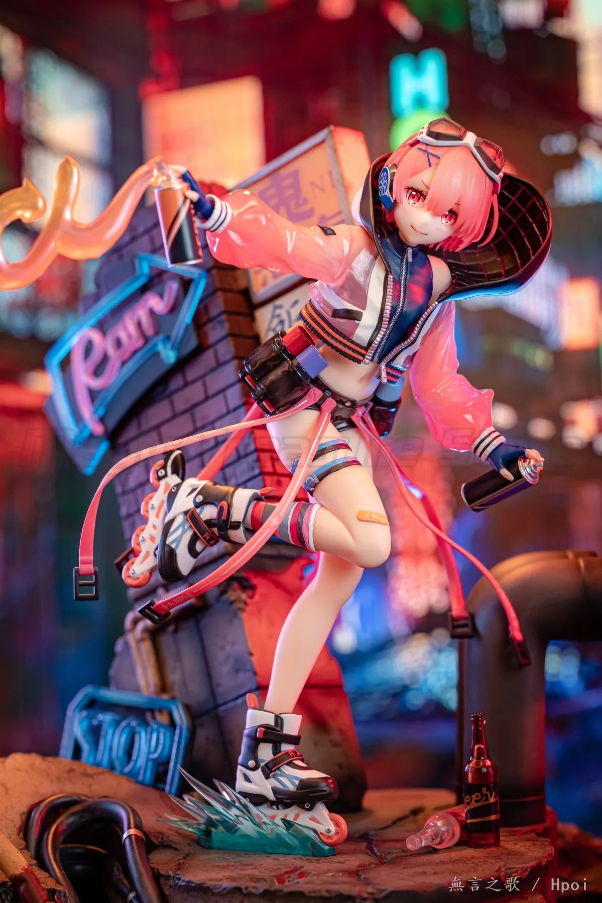 【MT】Original Alpha Satellite EStream Re: ZERO Starting Life in Another World REM Emilia RAM Neon City 1/7 Scale Figure Toy Model