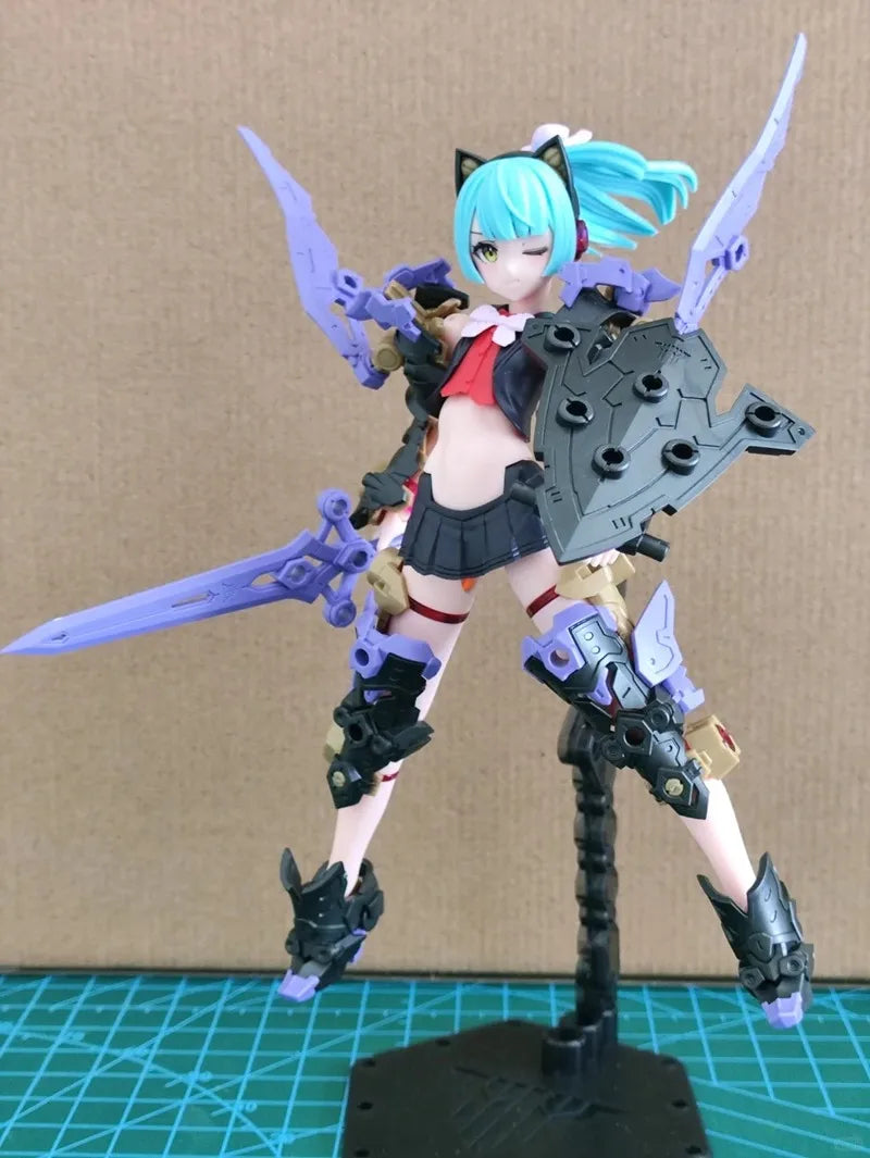 Kotobukiya Original Megami Device Series《Knight：Jet-Black Claw》Action Figure Assembly Model Toys Collectible Model Ornaments