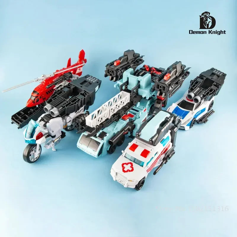 Transformation DK Demon Knight Enlarge Defensor DK01-04 DK05 A SET Hot Spot First Aid Streetwise Blades Groove Figure