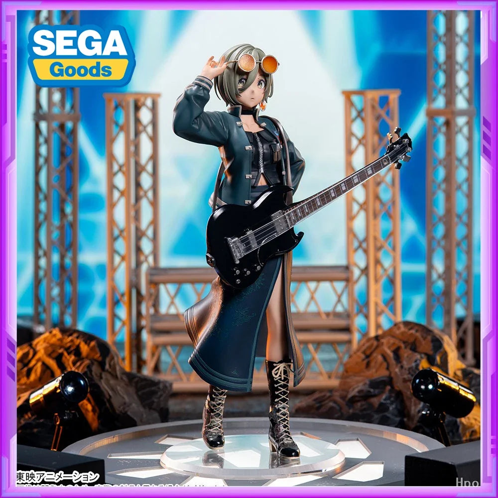 Original SEGA XStellar GIRLS BAND CRY rupa PVC Anime Figures Action Figure Model Toys