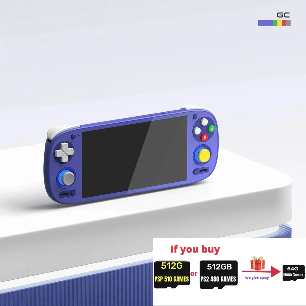 Retroid Pocket 5 Retro Handheld Game Console Video Game Players 5.5 Inch OLED HD Screen Android 13 RP5 SD865 8+128G 512G PSP PS2