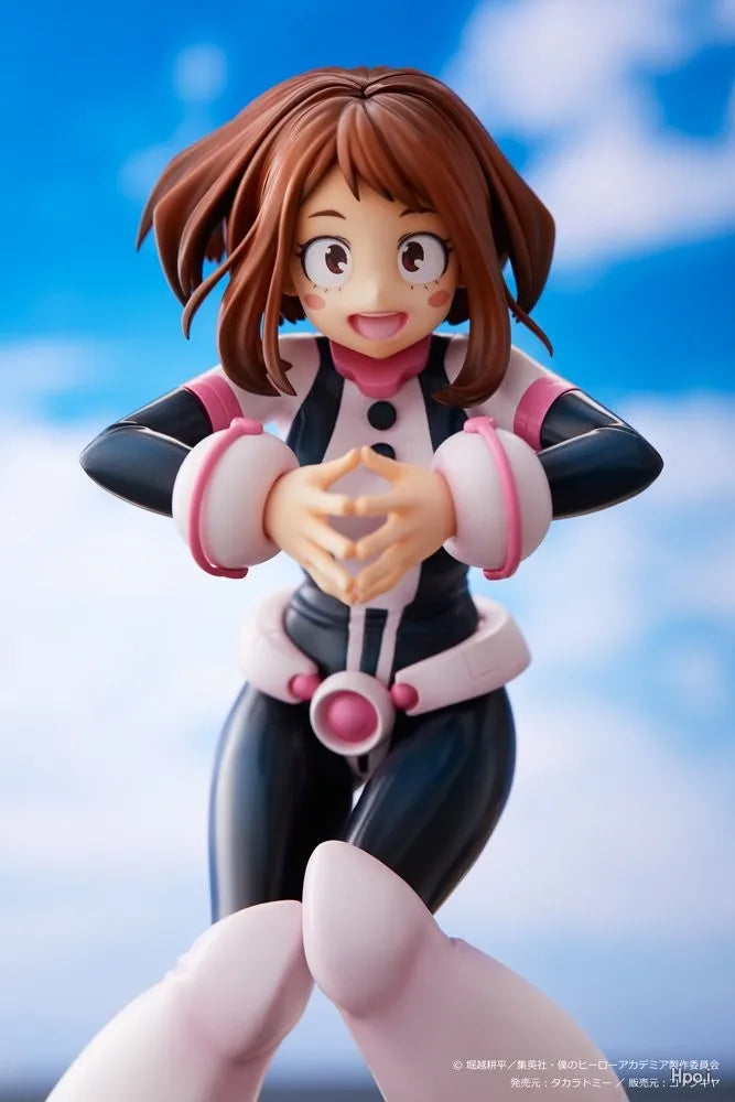 In Stock Original Genuine KOTOBUKIYA ARTFX J Uraraka Ochako 210mm My Hero Academia Anime Statue Collection Model Kit Ornament