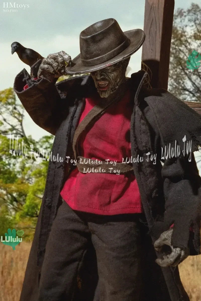 Original Hmtoys F005 1/6 Movable Skull Head Customized Action Figure Jeepers Creepers Horror Movie Simulation Model Toys