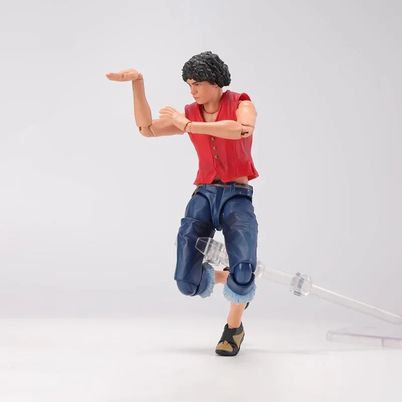 Bandai Original Genuine Figure One Piece Season 1 Model Kit SHF Monkey D. Luffy Collection Action Figure Model Boys Toys Gifts