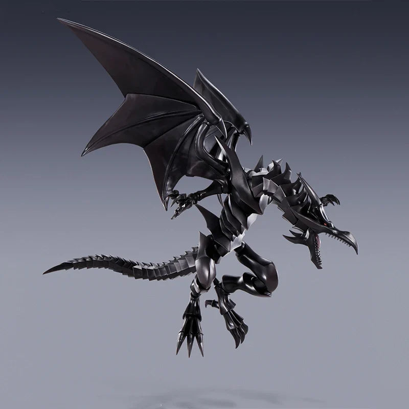 Bandai original box S.H.MonsterArts SHM Red Eyes Black Dragon Action Anime Figure model kit Assembly toy gift for kids