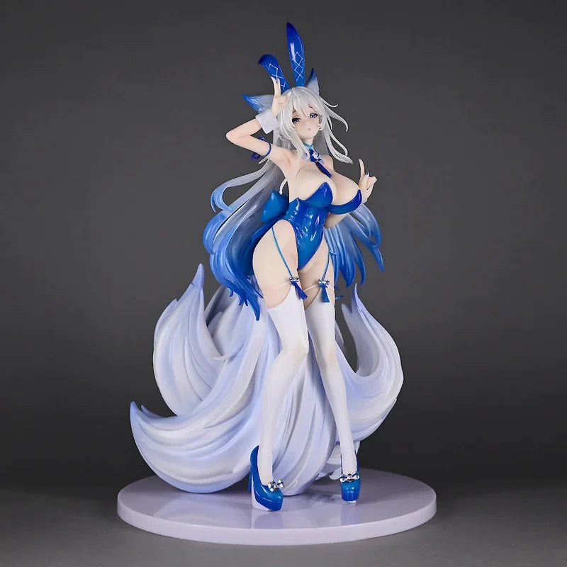 Anime Figures Azur Lane Gk Shinano Beautiful Girl Ornament Bunny Girl Trendy Toys Desktop Children Doll Model Gift Collectibles