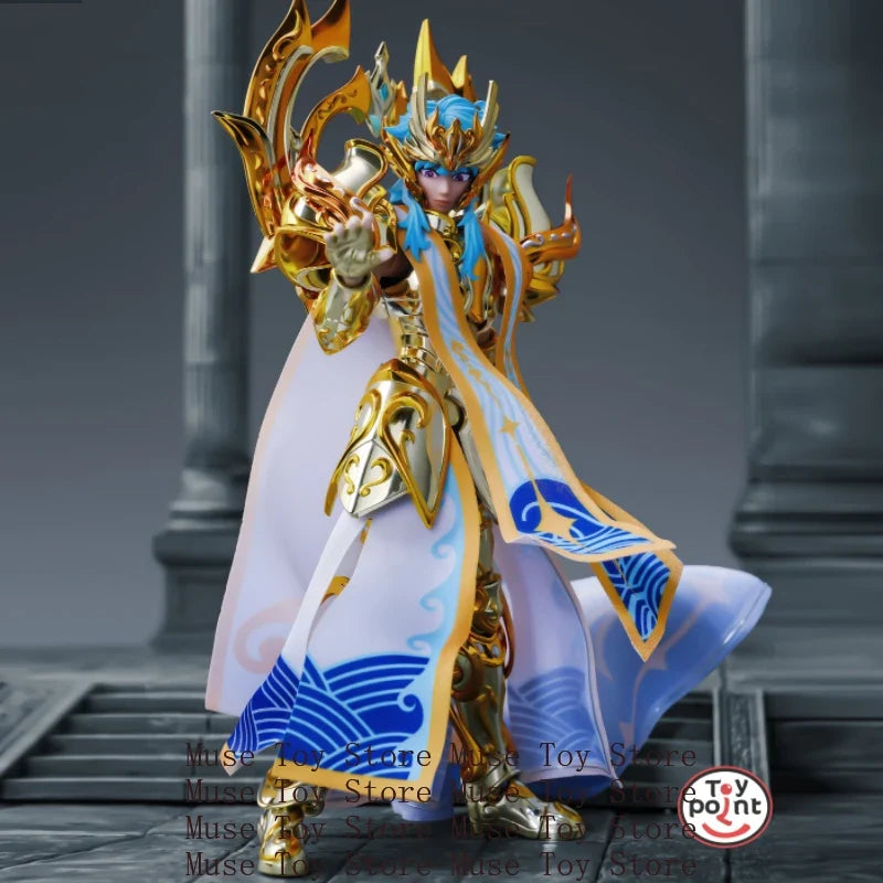 In stockr Toypoint/TP Saint Seiya Myth Cloth EXM Aquarius Camus SOG Totem/Object Gold Knights of the Zodiac Action Figure