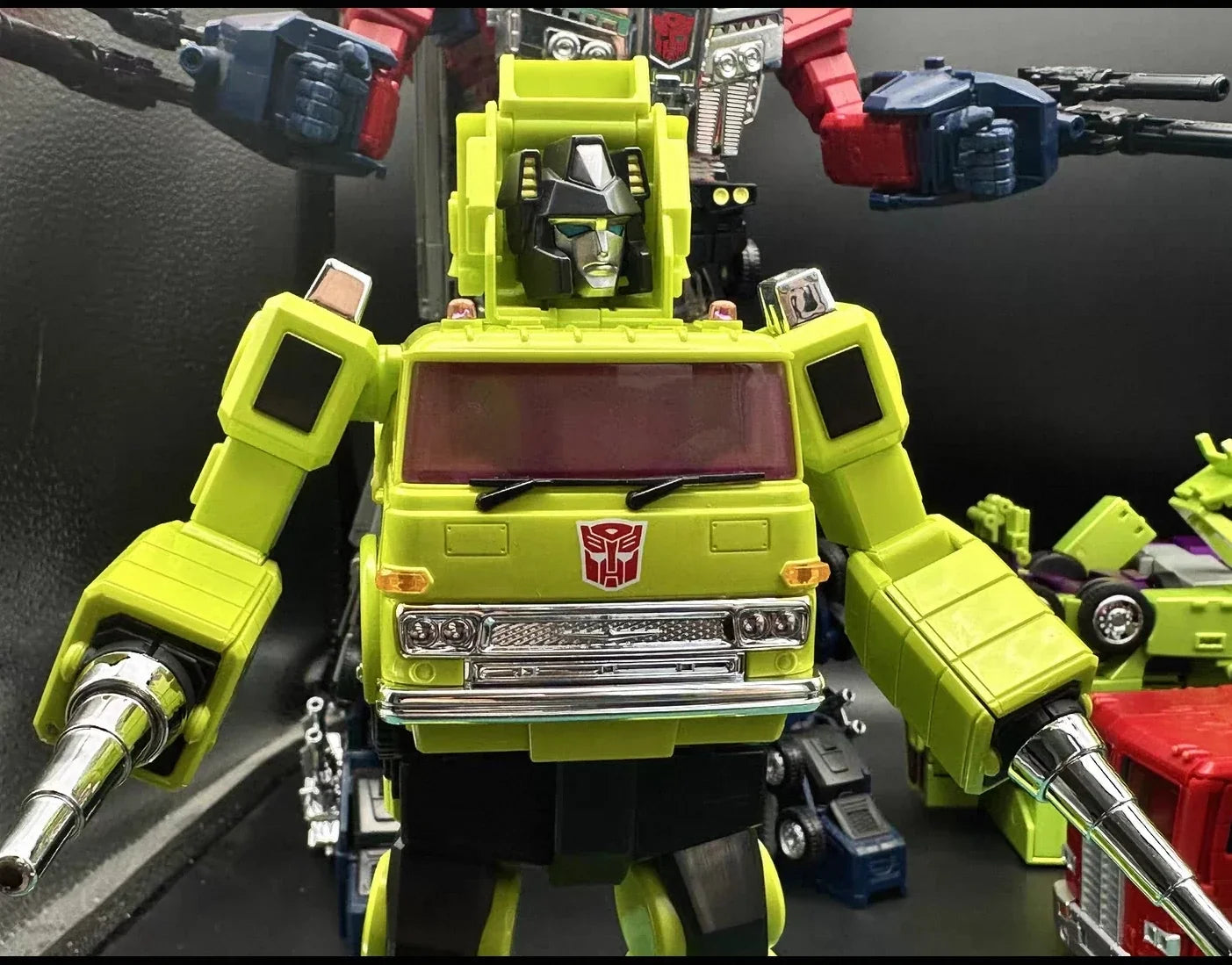 Anime Figure Model Toy Spot Transformers Generation Style MPG-18 G1 Green Crane Porter Collectible Gift Toy