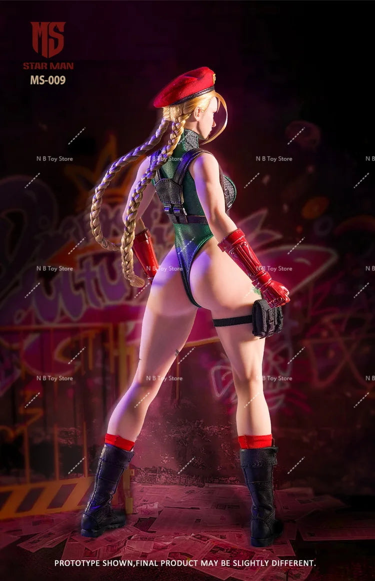 Stock STAR MAN MS-009 1/6 Collectible Muscle Girl Agent Cammy Soldier High Collar Bodysuit Design Movable 12  Action Figure Toys