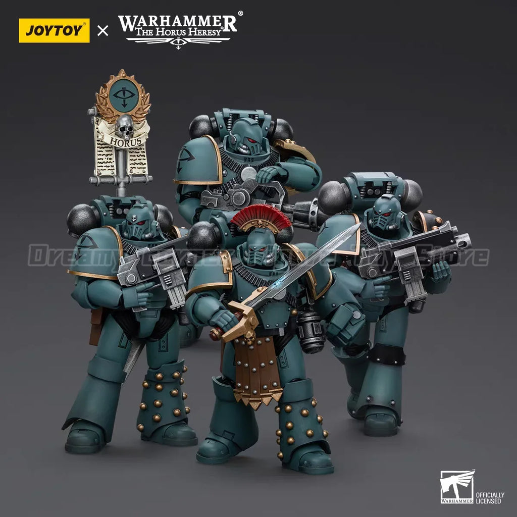 【In Stock】JOYTOY Warhammer 40K Sons of Horus MKIV Tactical Squad 1/18 Action Figure Model Toys