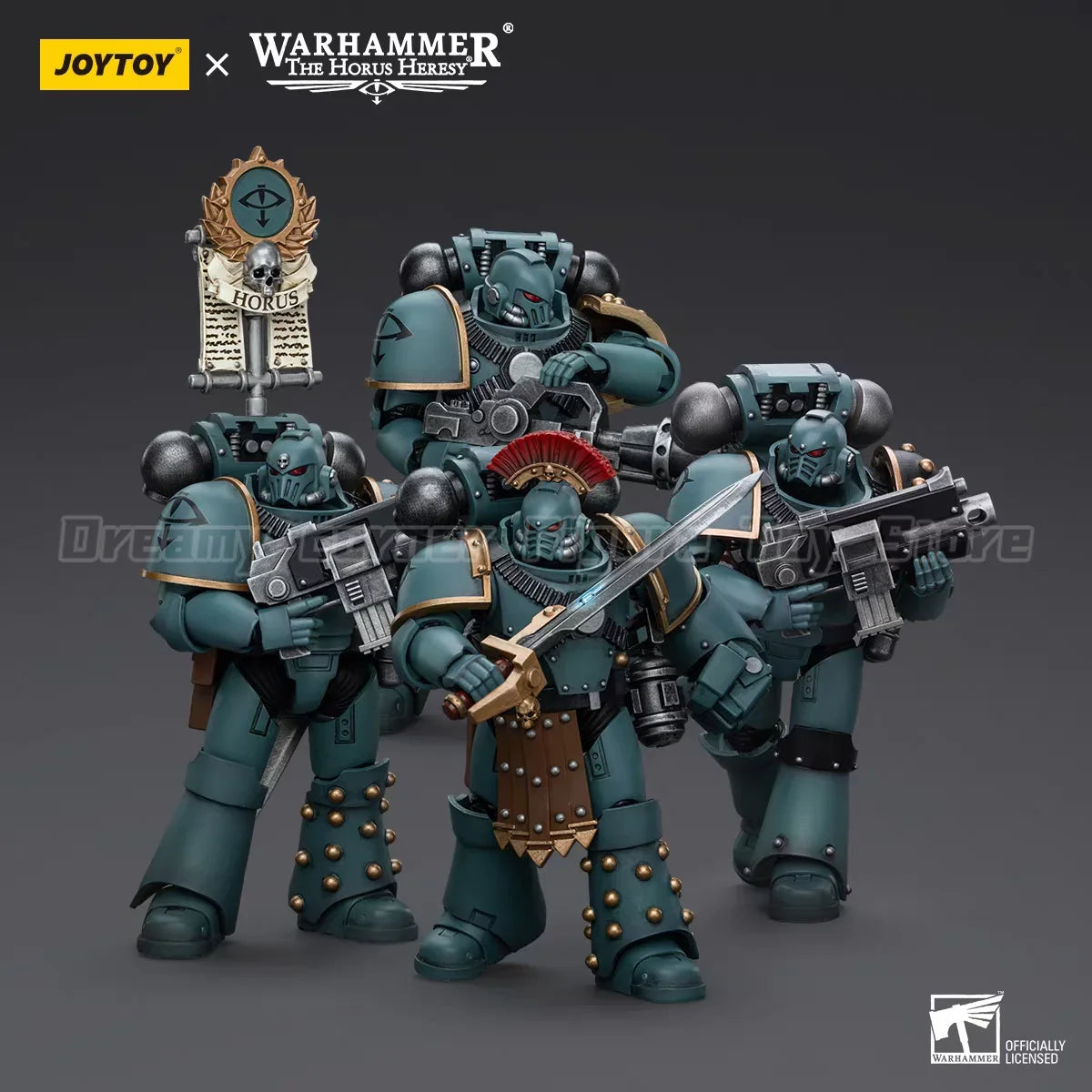 【In Stock】JOYTOY Warhammer 40K Sons of Horus MKIV Tactical Squad 1/18 Action Figure Model Toys