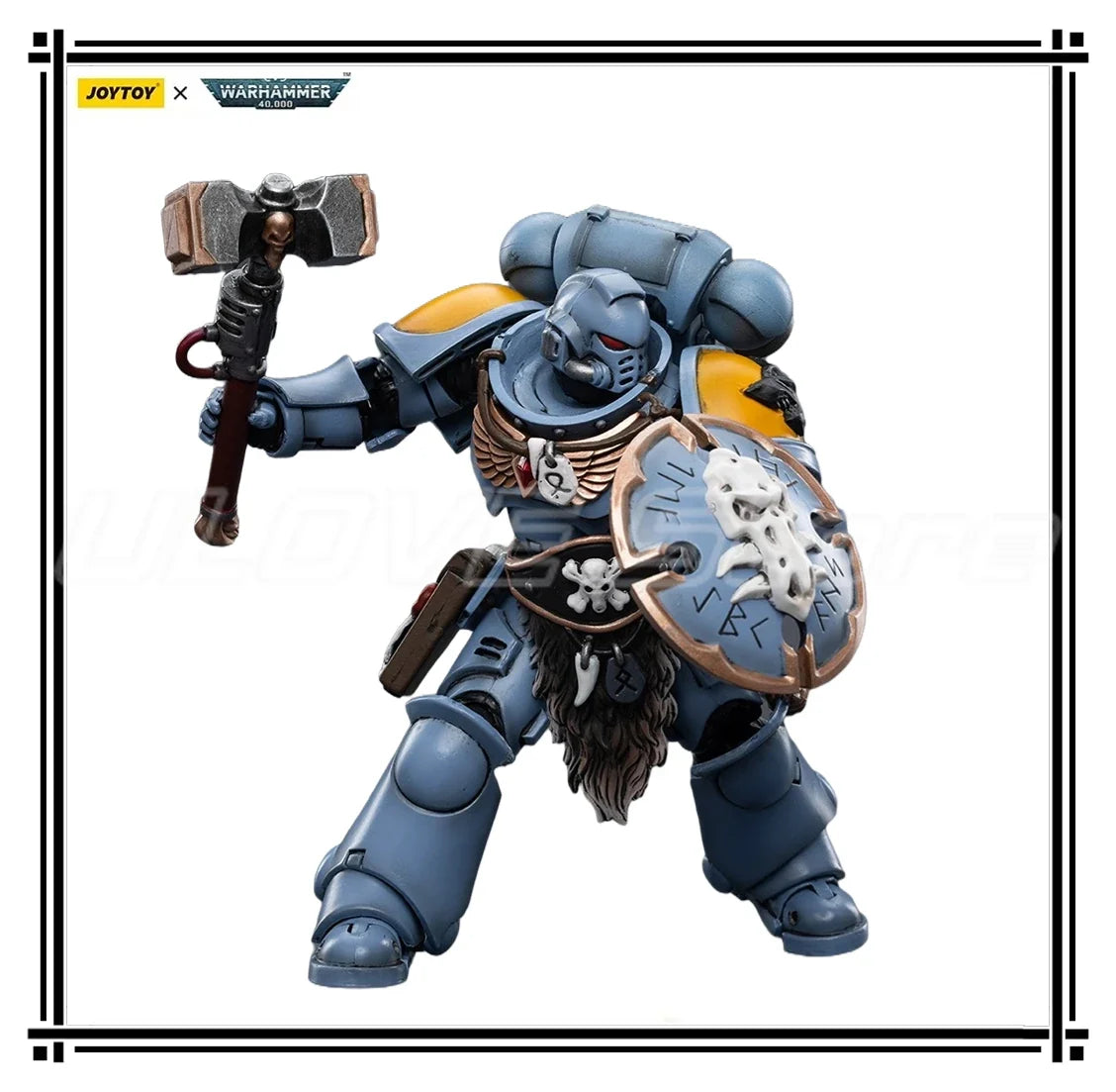 In Stock Original JOYTOY 40K Space WolvesClaw PackSigyrr Stoneshield 1/18 Action Figure Model Toys Gift