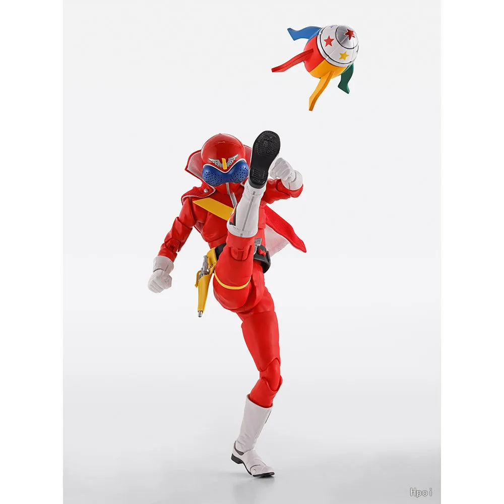 100% Authentic In Stock Original Bandai S.H.Figuarts Super Sentai: Himitsu Sentai Gorenger Akarenger - 50th Anniversary Edition