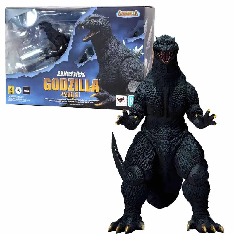 Bandai Original SHM Anime Figure GODZILLA 2004 Action Figure Toys For Boys /Girls /Kids /Christmas Gift