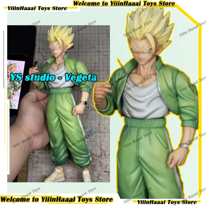 YS Studio Dragon Ball Anime Figur Vegeta Figuren 30cm PVC Statue Spielzeug Dekoration Ornament Sammlermodell Geburtstagsgeschenke Vorverkauf