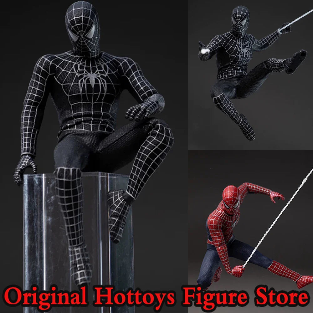 WELIKE TOYS 1:12 Maßstab Männlicher Soldat Schwarz/Rot Super Spinnenheld Charakter Komplettset 15 cm Actionfigur Modell Sammlung
