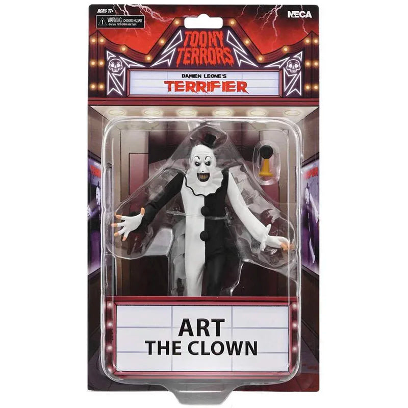 NECA 45255 Art The Clown Figure Damien Leone's Terrifier Figurine Anime Action Figuras Collectible Model Doll Ornament Original