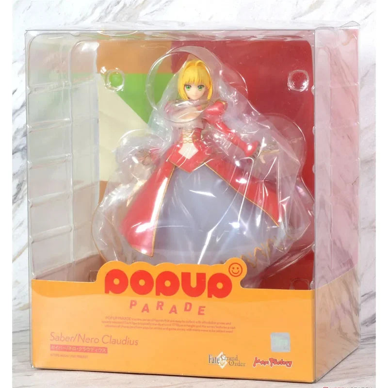 GSC POP UP PARADE Genuine Fate/EXTRA Nero Claudius Caesar Augustus Germanicus Anime Action Figures Toys for Boys Girl Kids Gifts