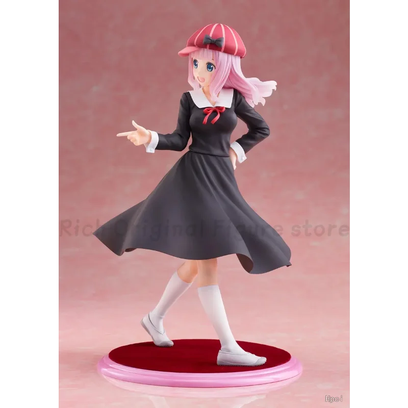 Original in Stock WAVE Kaguya-sama: Love Is War Season Fujiwara Chika Toys Statue Model Doll Ornaments Gift Figure Collection