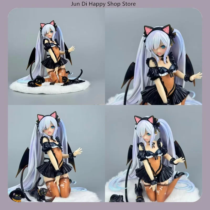 13.5cm Azur Lane HMS Janus Kneeling Pose Anime Figure Model Statue Collection Desktop Decoration Ornament Toy Gift for Fans