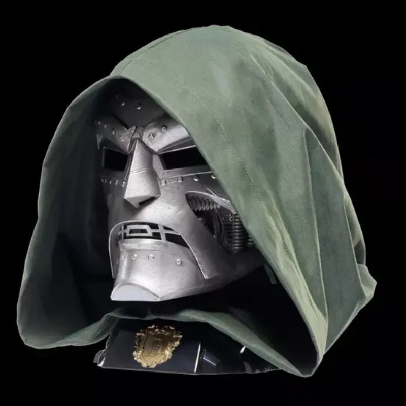 New Marvel Series Anime Figure Premium Roleplay Helmet 1:1 Scale Restore Doctor Doom Mask Collectible Gear Perfect Gift For Fans
