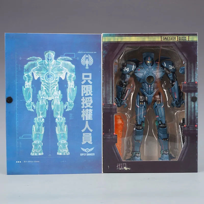 Pacific Rim 2 Action Figure Gipsy Danger Luminous Collectible Toy PVC Material Moveable Robot Model Dangerous Vengeance Wanderer