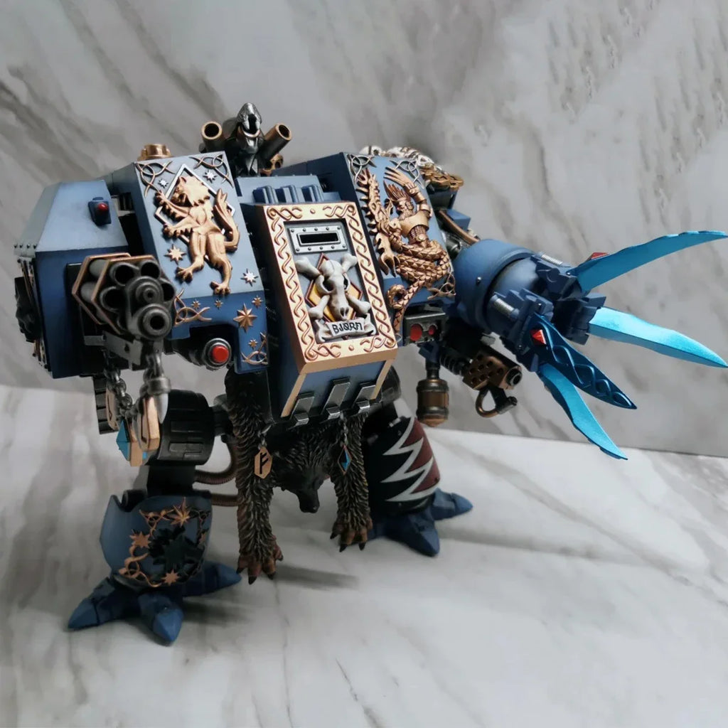 JOYTOY Warhammer 40K Space Wolves Action Figure 1/18 Bjorn The Fell-Handed Joint Movable Figurine Collection Model Statue Toys
