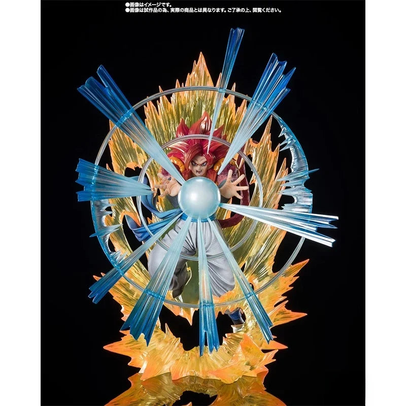 100%Original in Stock Bandai Figuarts ZERO Dragon Ball Super Saiyan 4 Gogeta Anime Character Assemble Toy Model Collection Gift