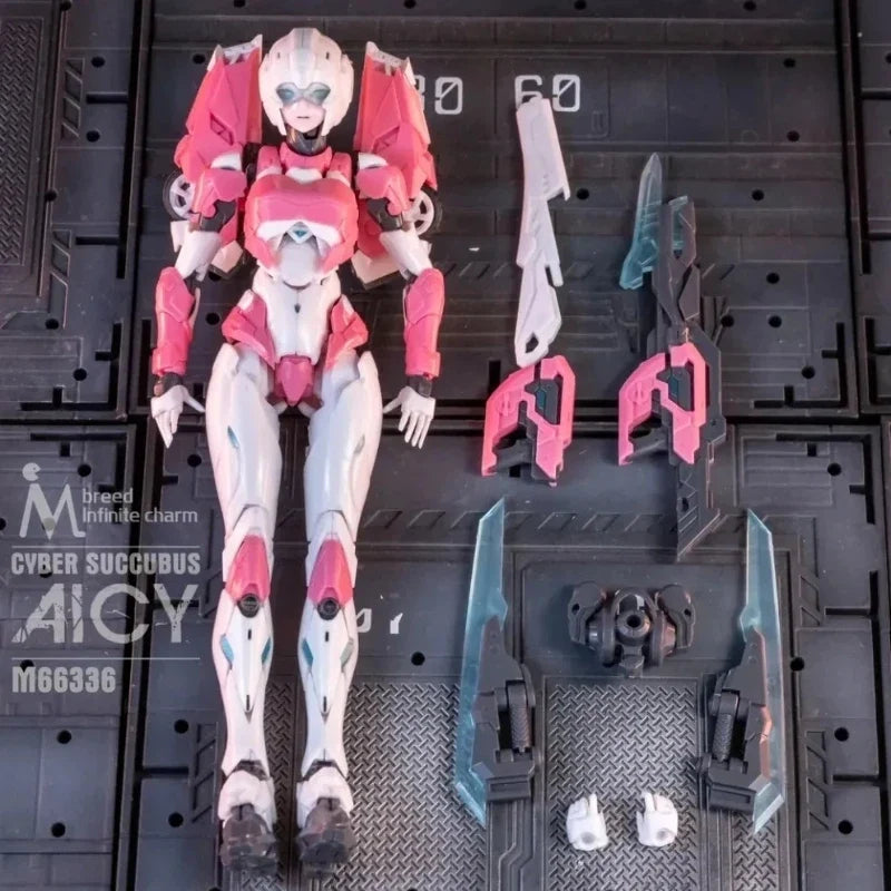 Meili Infinity M66336 17cm Arcee Transformer Assembly Model Kit  Doll Desktop Ornament Robot Toys Surprise Gifts Action Figures