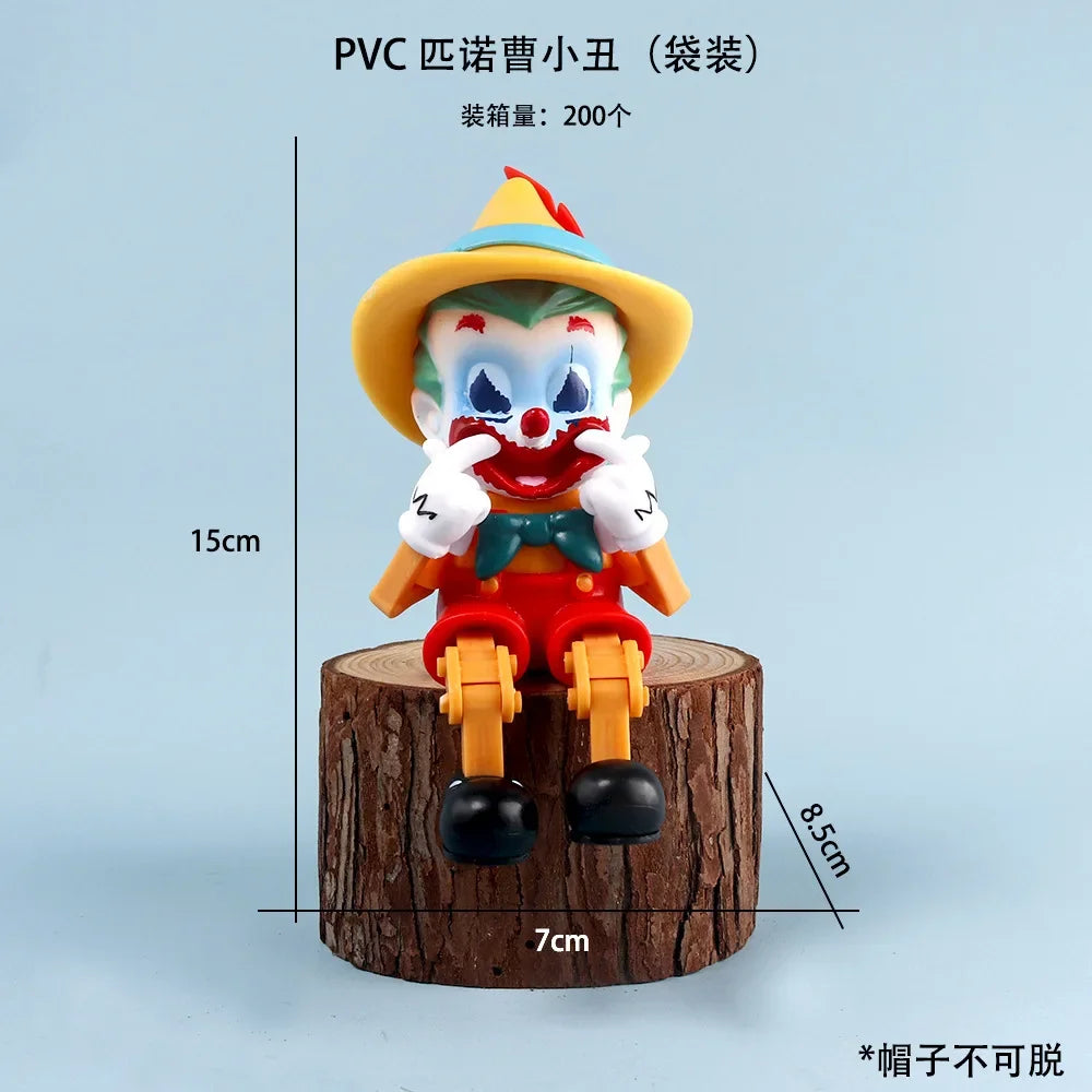 Crayon Shin-chan Cos Pinocchio The Joker Action Figure Toys Anime Shin Chan Figuras Manga Figurine Collection Model Doll Gift