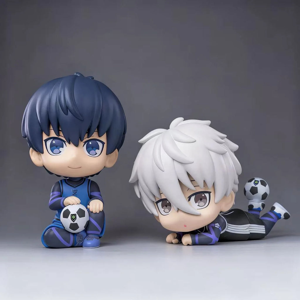 Anime Blue Lock Isagi Yoichi Nagi Seishiro Cosplay Figure Collectible Cartoon Character Ornament Pet Model Kit for Fans