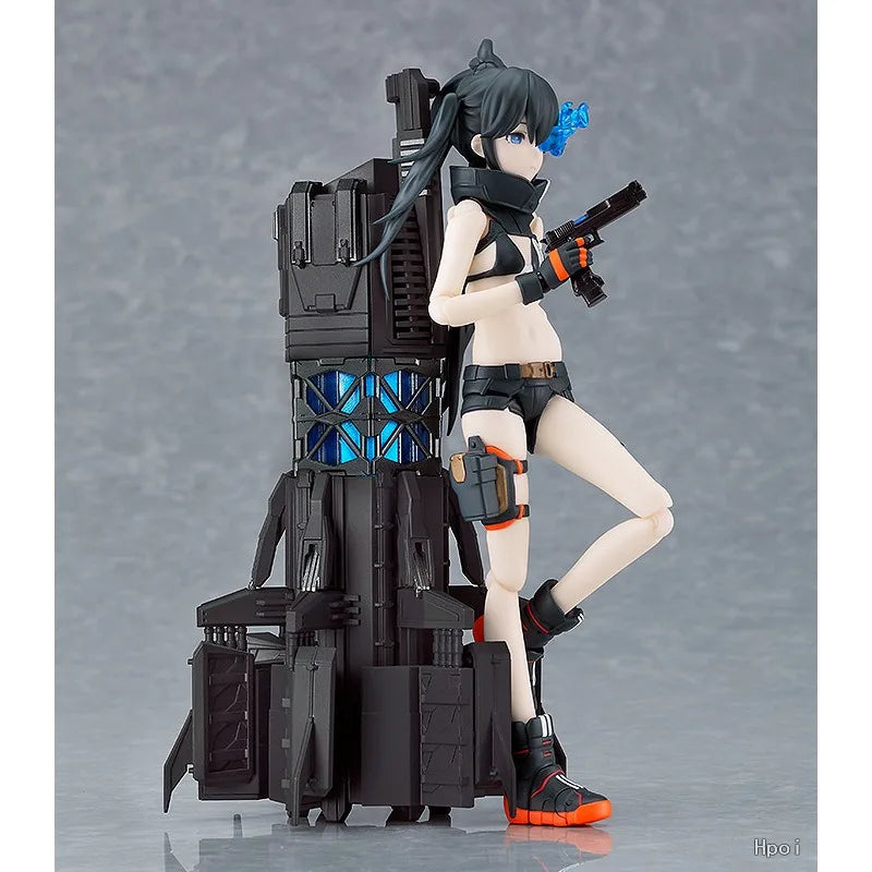 Max Factory Figma Finished Product Movable Doll Black Rock Shooter: Dawn Comes Anime Figure Toys Model Festival Gift for Boys