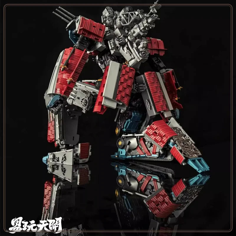 【In Stock】Yiwantiankai YW2411 Yousi "Iron War Soul" Battleship Transformed toys Toy with Special Classic